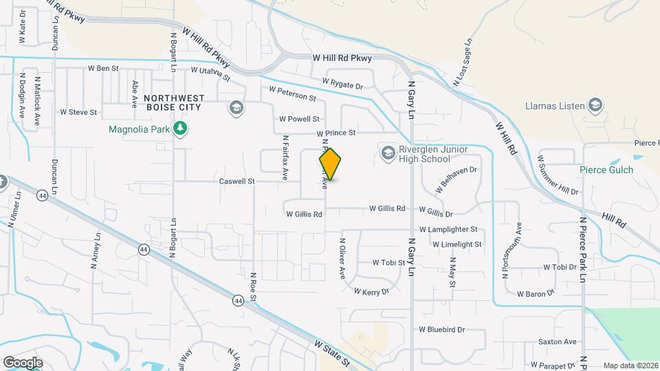 6650 N Prescott Ave Map and Location Details