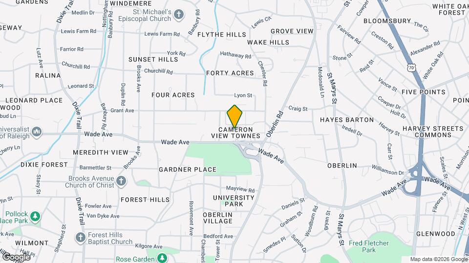 1327 Cameron View Ct Mapa y Detalles de la Ubicación