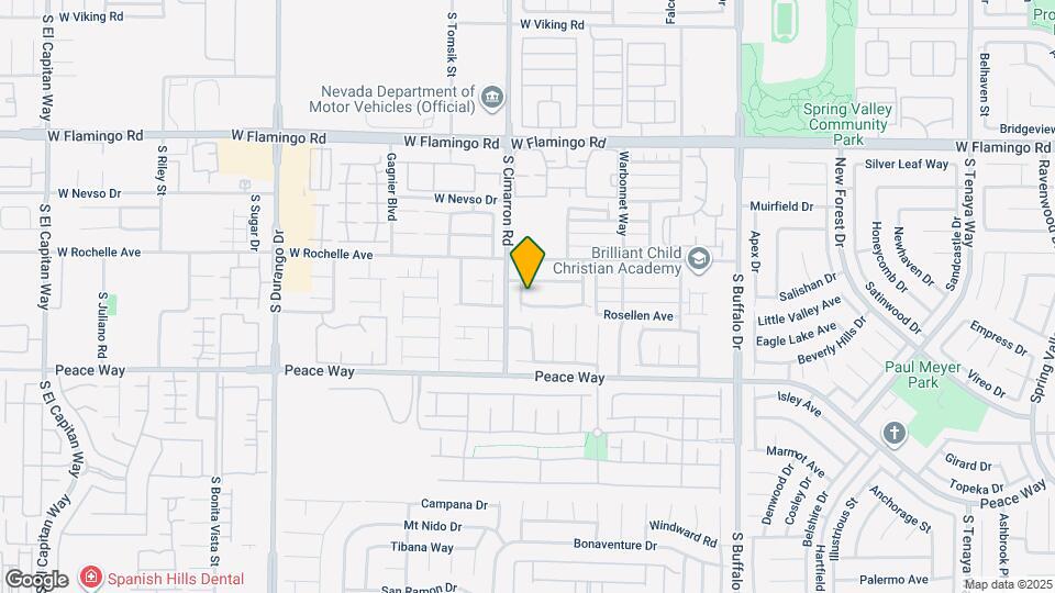 4364 Mesa Hill Dr Map and Location Details