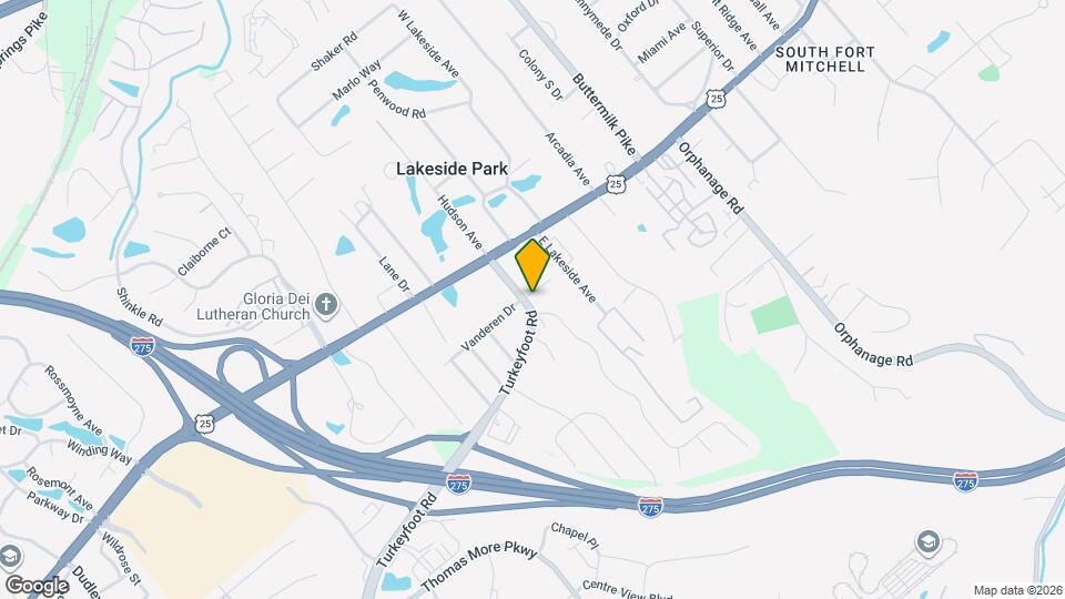 2635 Turkeyfoot Rd, Unit Unit 2 Mapa y Detalles de la Ubicación