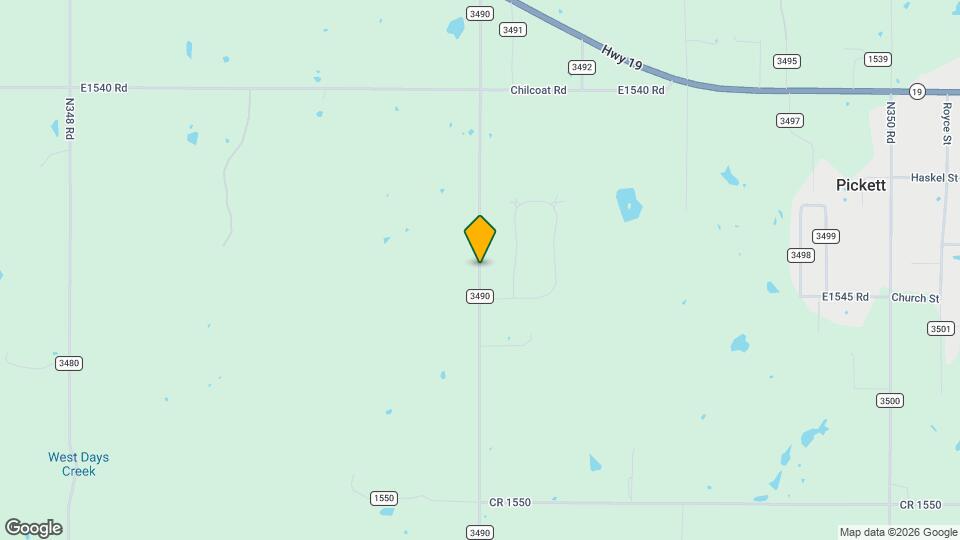 14496 Co Rd 3490 Mapa y Detalles de la Ubicación