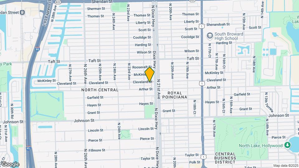 2118 Cleveland St Map and Location Details