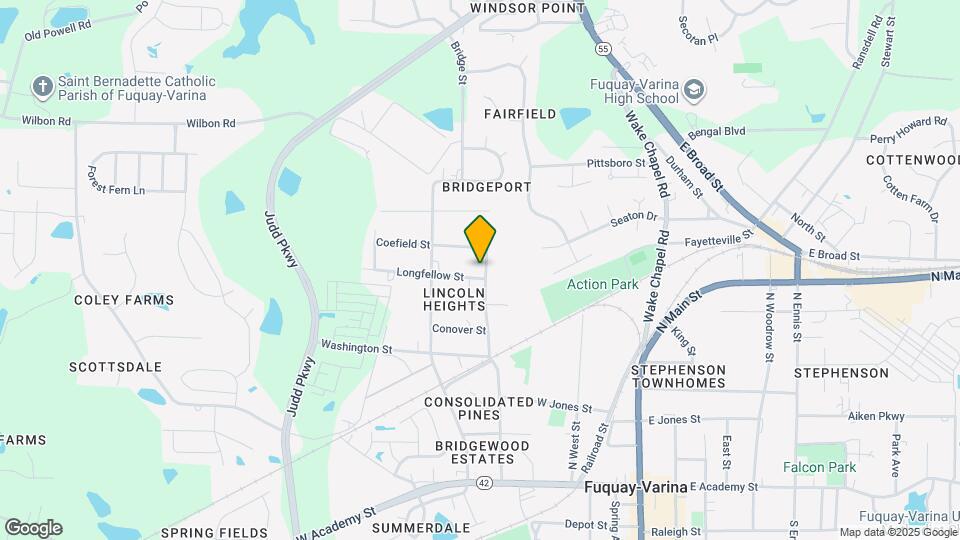 414 Longfellow St Map and Location Details