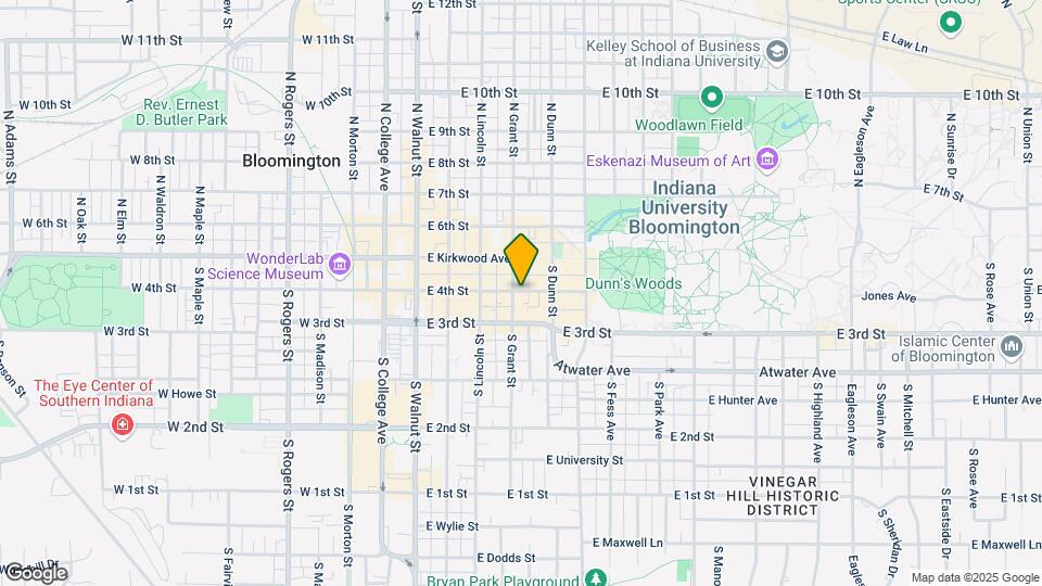 414 E 4th St Map and Location Details
