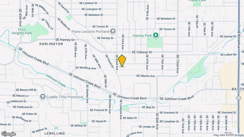 6237-6239 SE Fern Ave Map and Location Details
