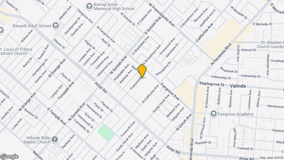 14809 Dancer St Map and Location Details