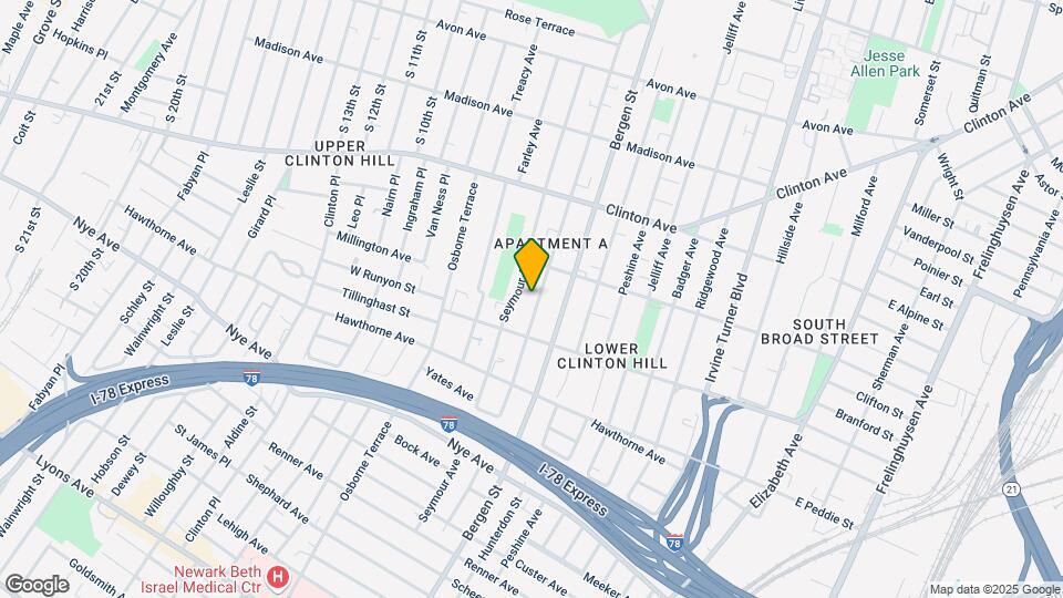 217 Chadwick Ave Mapa y Detalles de la Ubicación