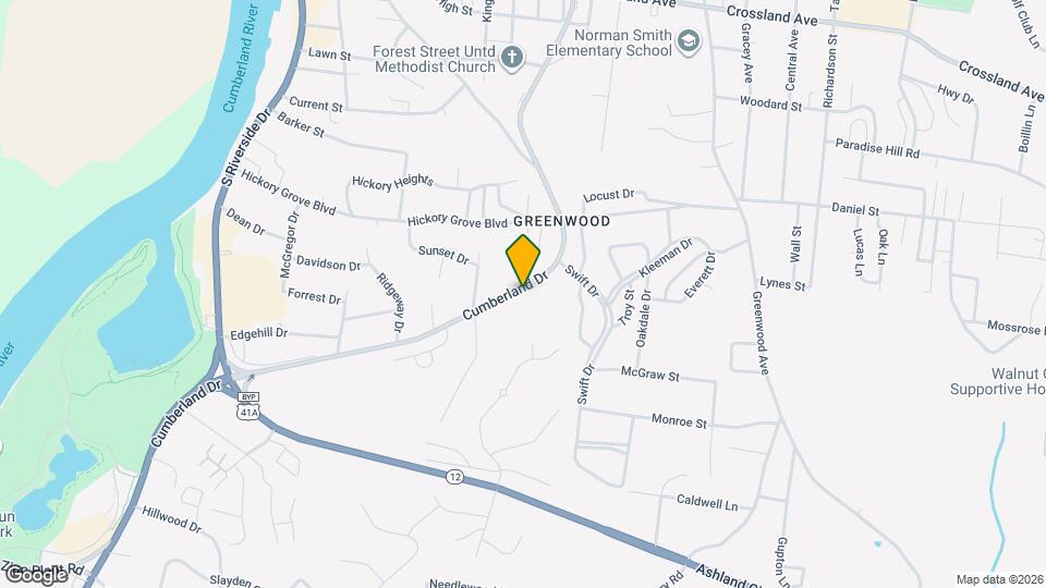 941 Cumberland Dr Map and Location Details