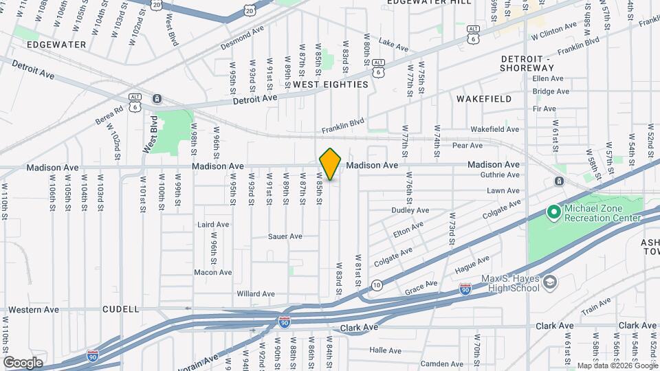 2032 W 83rd St Mapa y Detalles de la Ubicación