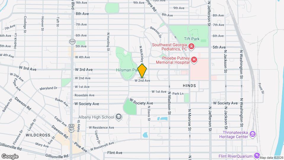 710 1/2 2nd St Map and Location Details