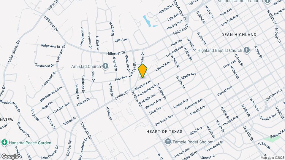 3920 Leland Ave Mapa y Detalles de la Ubicación
