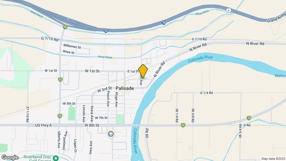 Palisade Mobile Home Park Map and Location Details