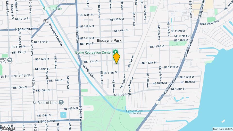 11202 NE 9th Ct Map and Location Details