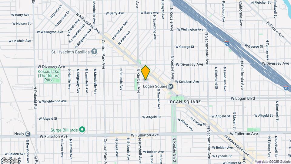 3312 W Schubert Ave, Unit M09G Map and Location Details