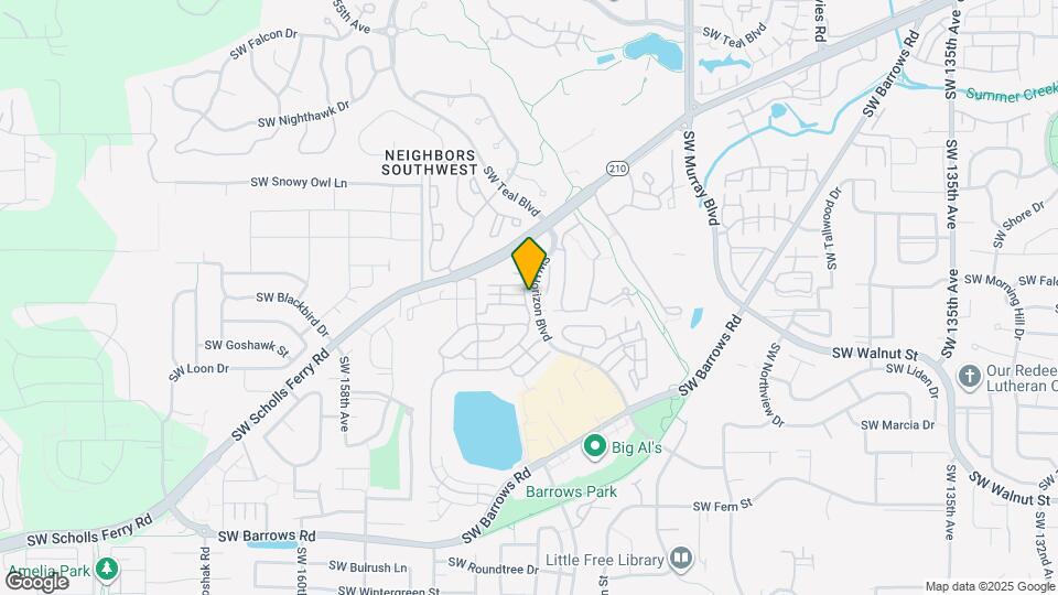 11987 SW Horizon Blvd Map and Location Details