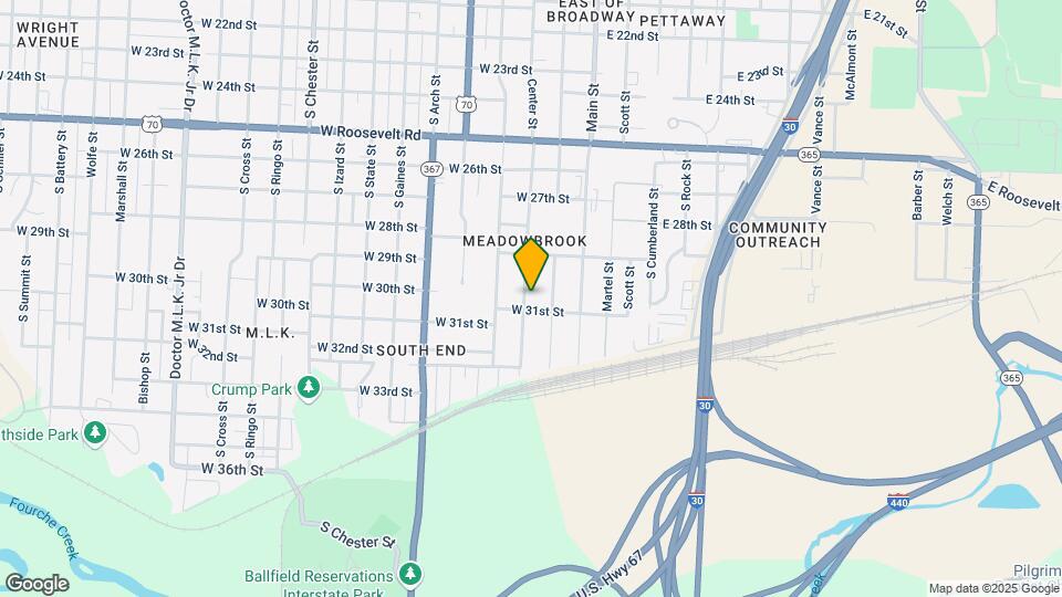 3019 Center St Map and Location Details