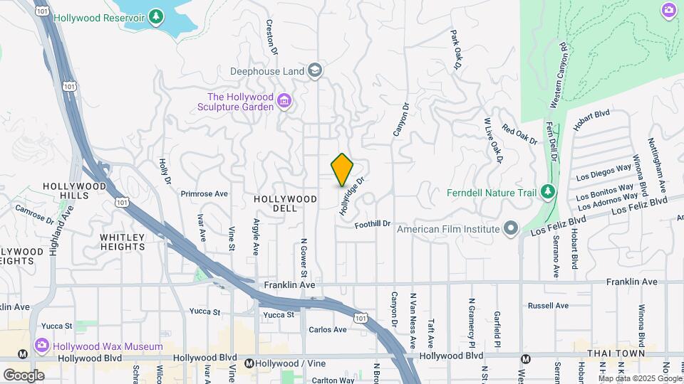 2166 Beachwood Terrace Map and Location Details