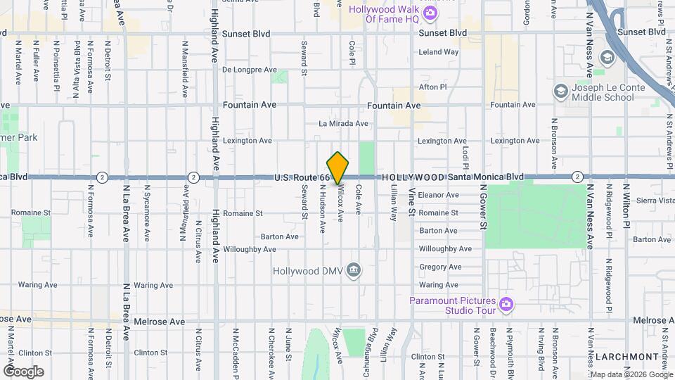 1041 Wilcox Ave, Unit 1041 Map and Location Details