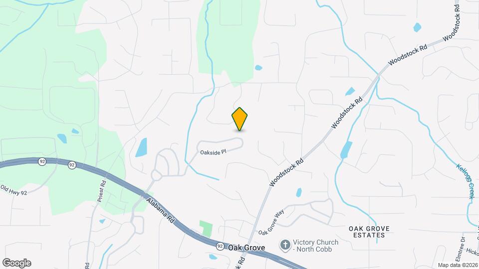 606 Oakside Pl Map and Location Details