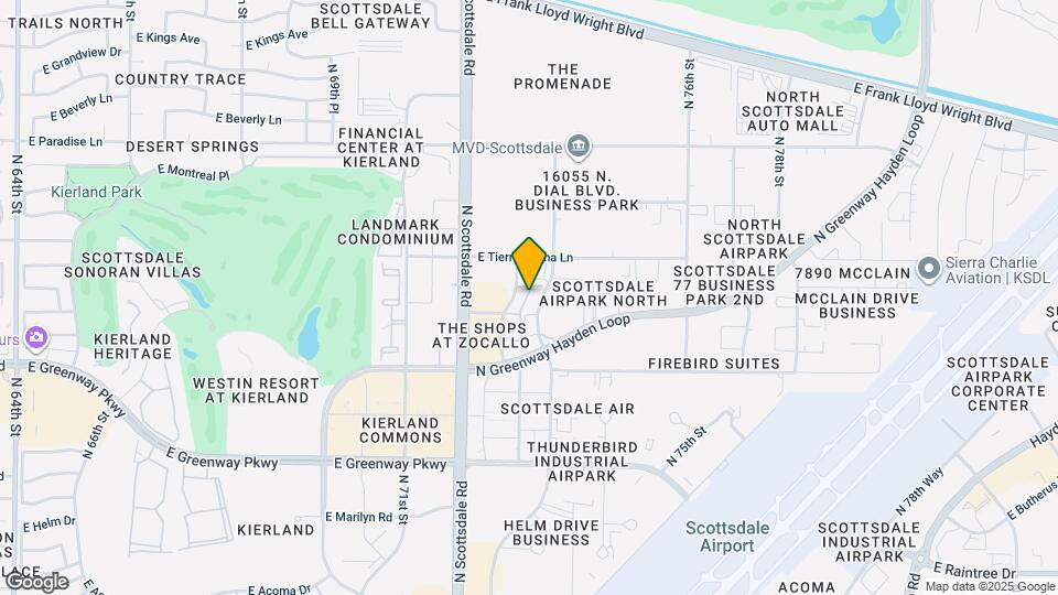 15509 N Scottsdale Rd Map and Location Details