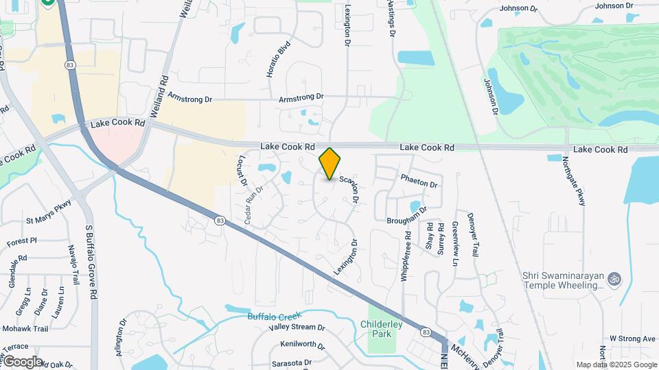 696 Oakmont Ln Map and Location Details