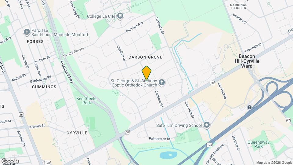 1052 Cadboro Rd Map and Location Details