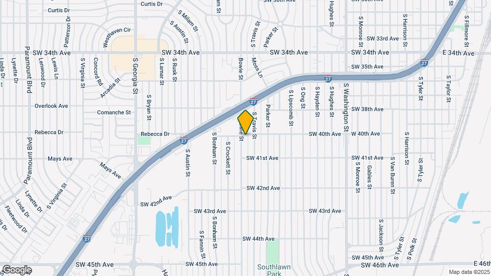 4003 S Bowie St Map and Location Details