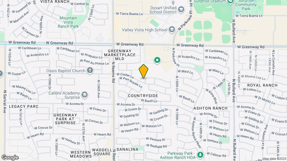 14912 N 153rd Ave Map and Location Details