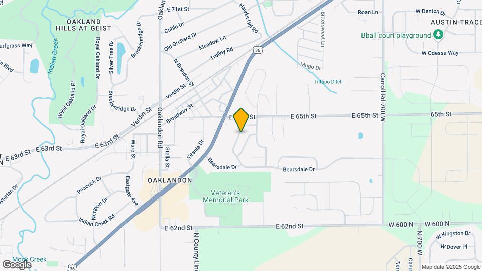 6429 Blakeview Dr Map and Location Details