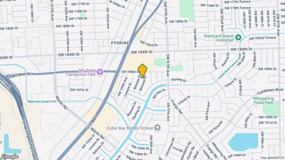 18640 Belmont Dr Map and Location Details