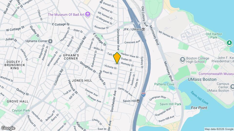 1021 Dorchester Ave Map and Location Details