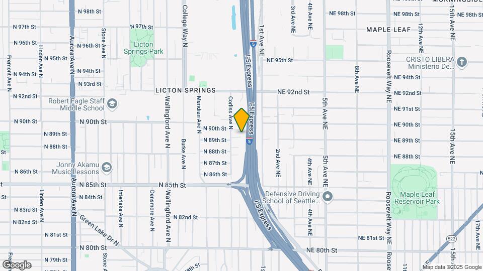 8906 Corliss Ave N Mapa y Detalles de la Ubicación