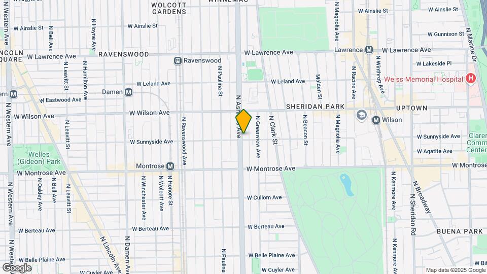 4503 N Ashland Ave, Unit g Mapa y Detalles de la Ubicación