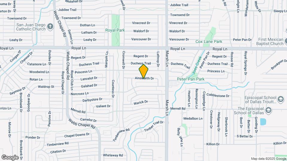 3574 Ainsworth Dr Map and Location Details