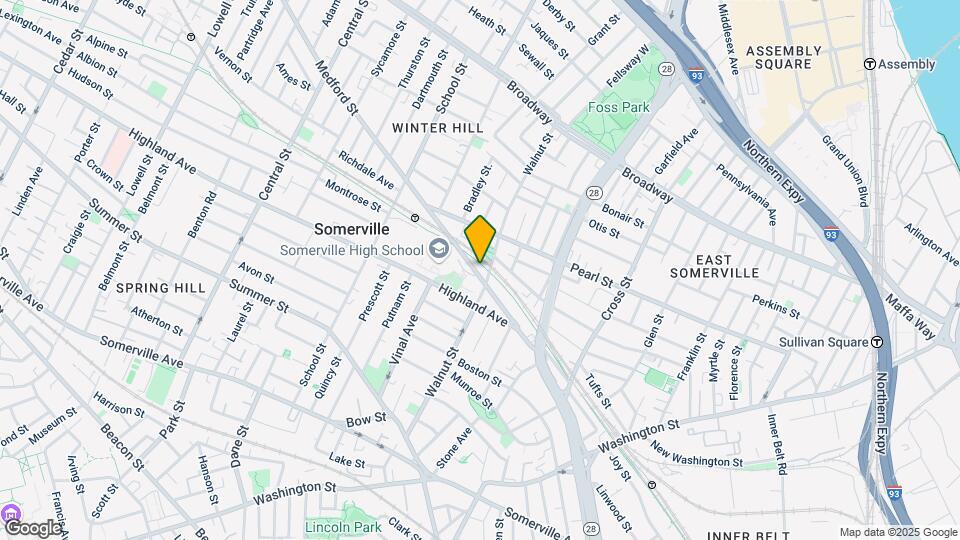 307 Medford St, Unit 2 Map and Location Details