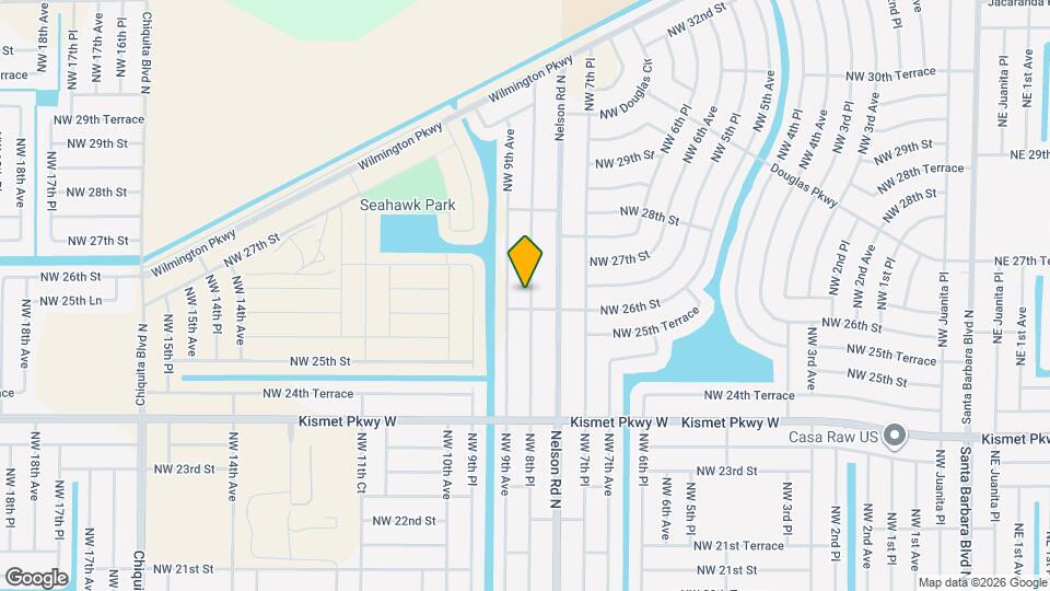 2604 NW 8th Pl Map and Location Details