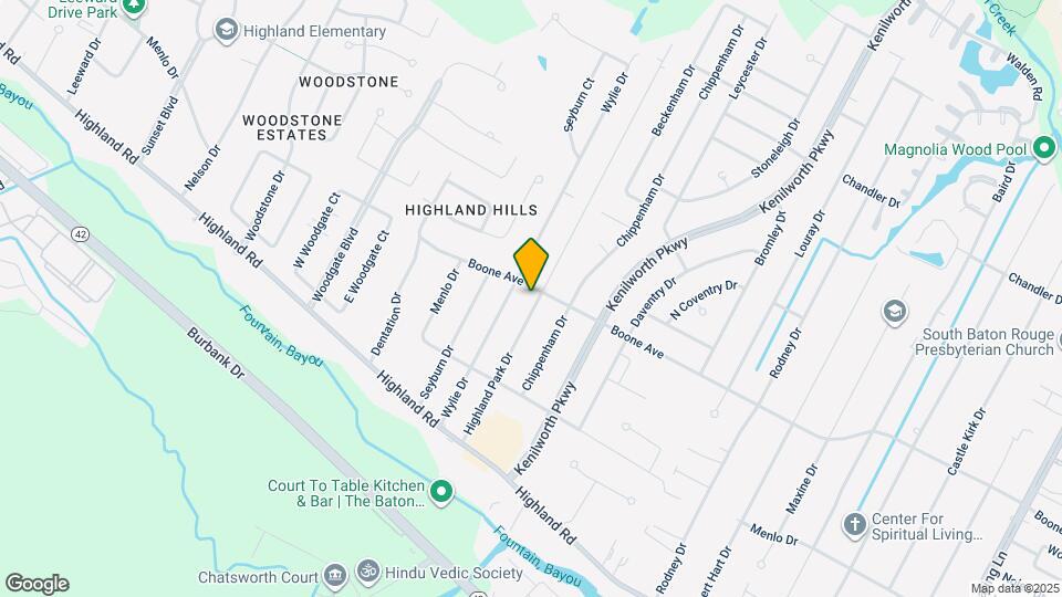 545 Highland Park Dr Map and Location Details