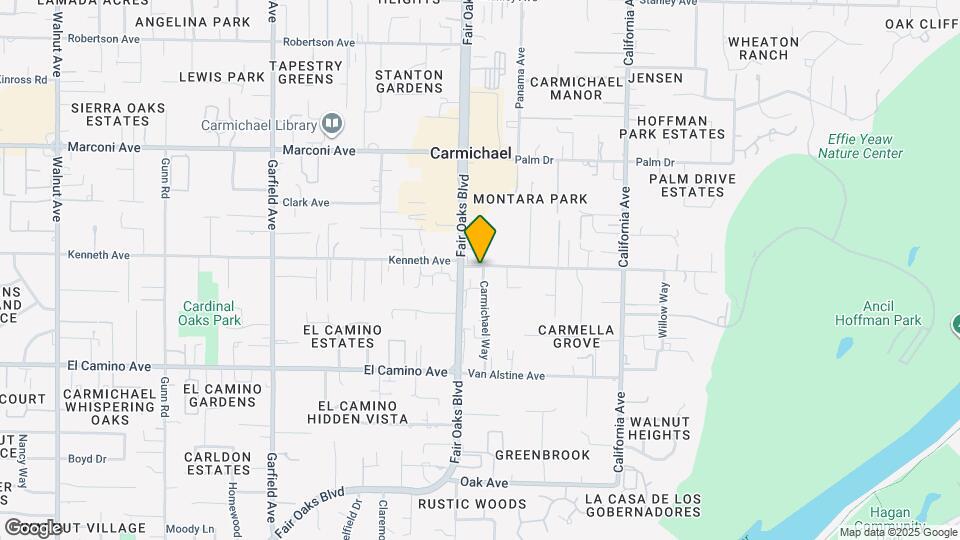 2661 Carmichael Way Map and Location Details