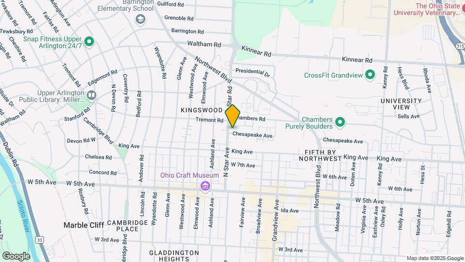 1740 North Star Ave Mapa y Detalles de la Ubicación