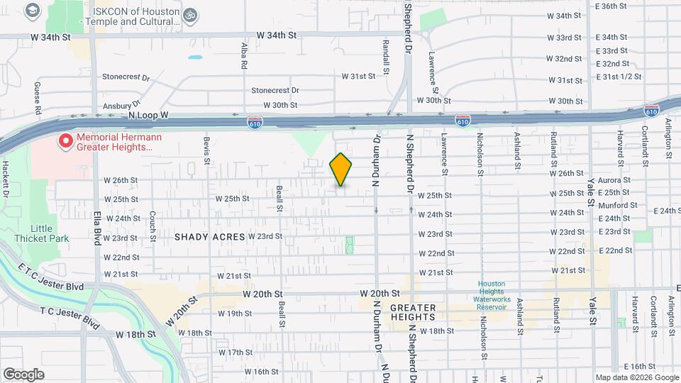 2502 Brinkman St Map and Location Details