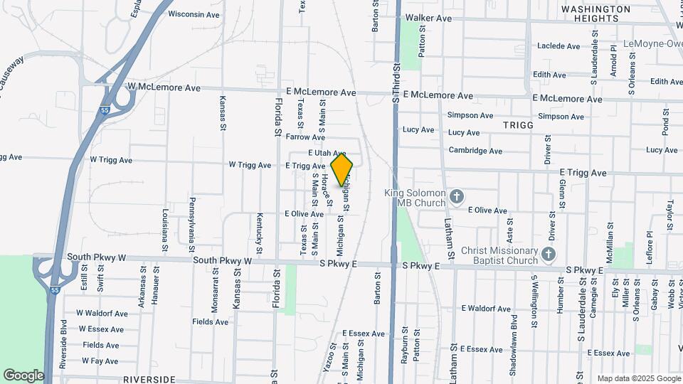 1325 Michigan St Map and Location Details