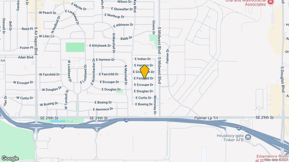 520 E Fairchild Dr Map and Location Details
