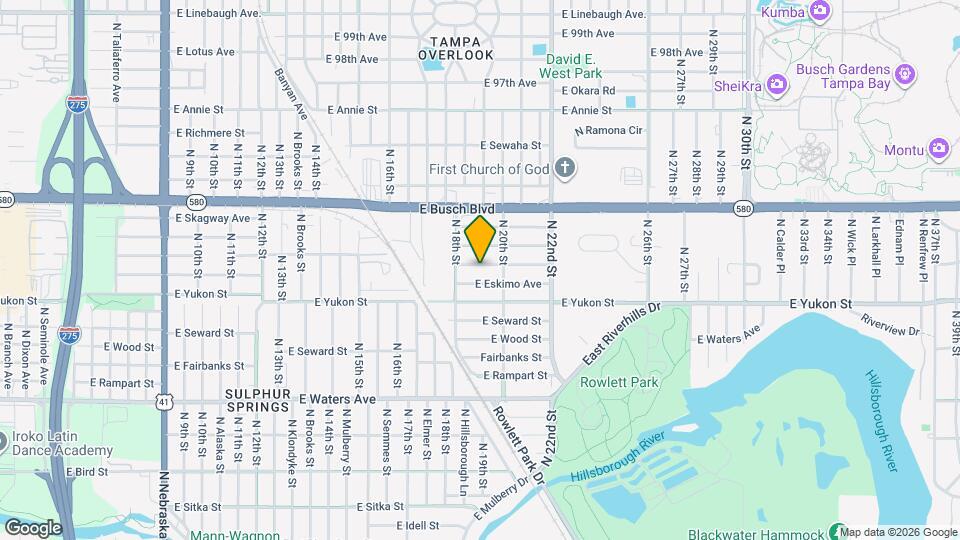 1813 E Humphrey St Map and Location Details