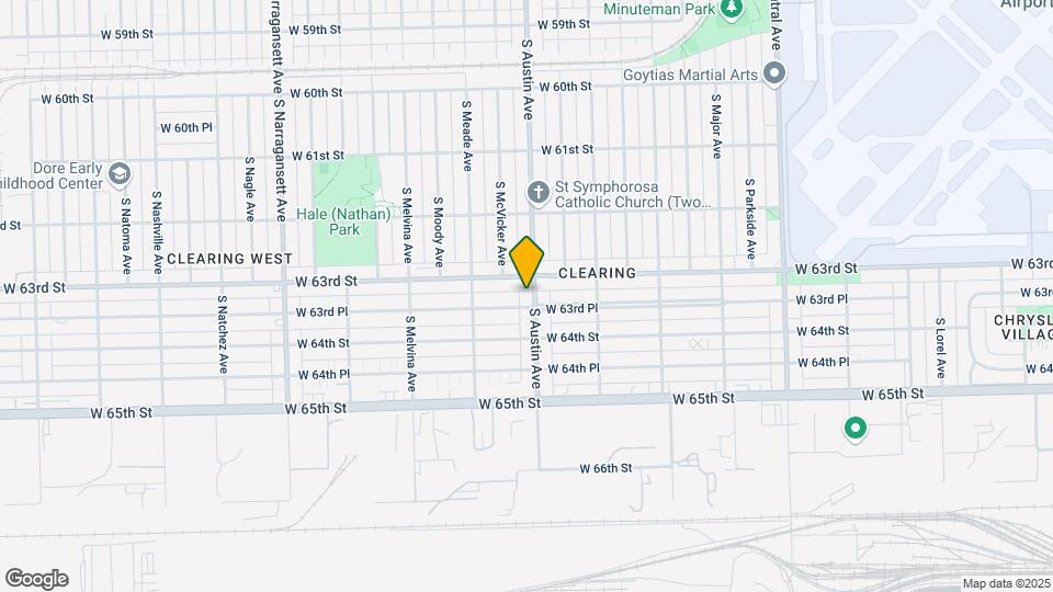 6314 S Austin Ave Map and Location Details