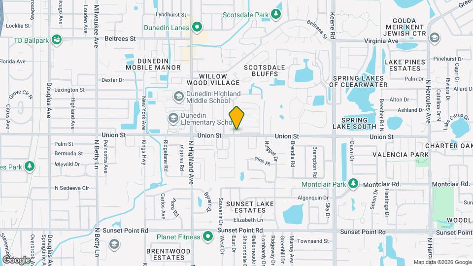 992 Union St Mapa y Detalles de la Ubicación