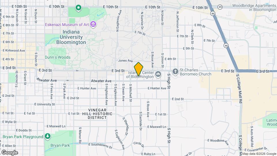 321 S Eastside Dr Map and Location Details