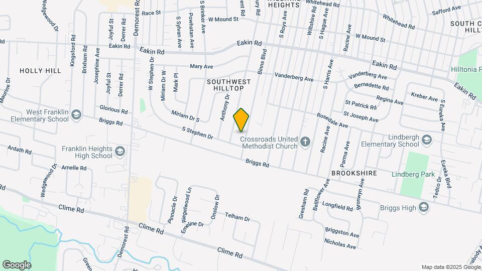 1037 Binns Blvd Map and Location Details