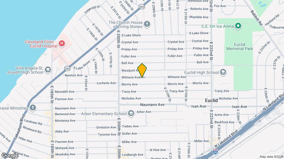 20550 Wilmore Ave Map and Location Details