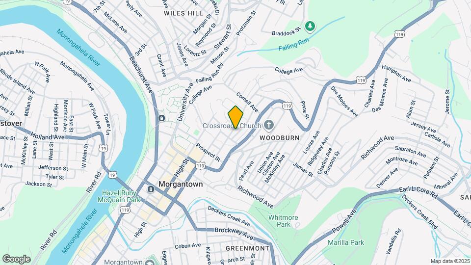 717 Naomi St Mapa y Detalles de la Ubicación