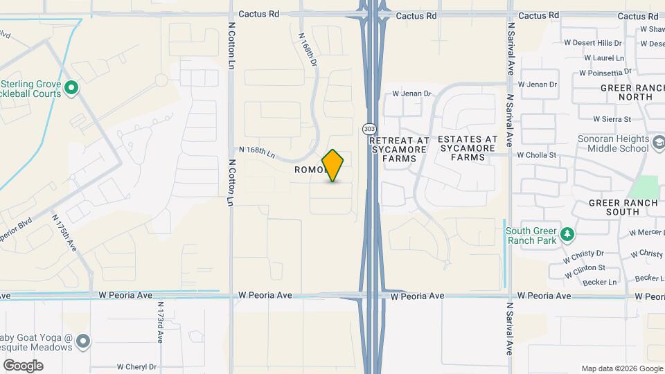 16805 W Shangri La Rd Map and Location Details